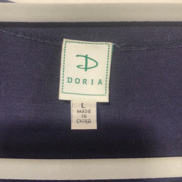 Navy blue Doris (L) knit dress with gathered twist - Picture 4 of 6